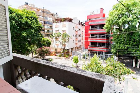 Vista Sala de apartamento à venda com 1 quarto, 54m² em Petrópolis, Porto Alegre