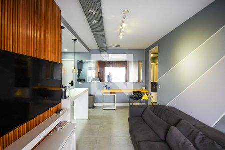 Sala de apartamento à venda com 1 quarto, 50m² em Vila Andrade, São Paulo