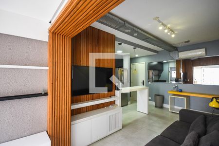 Sala de apartamento à venda com 1 quarto, 50m² em Vila Andrade, São Paulo