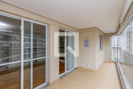 Varanda da Sala de apartamento para alugar com 3 quartos, 95m² em Vila Gertrudes, São Paulo