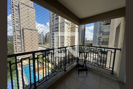 Varanda da Sala de apartamento à venda com 1 quarto, 51m² em Alphaville Conde Ii, Barueri