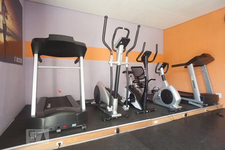 Apartamento à venda com 45m², 2 quartos e 1 vagaDependências do condomínio -  academia