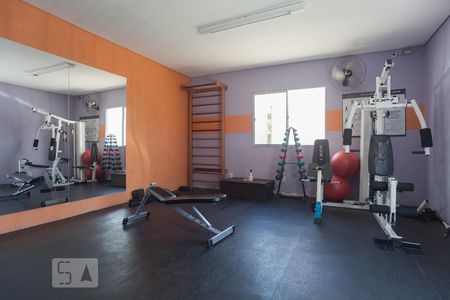 Apartamento à venda com 45m², 2 quartos e 1 vagaDependências do condomínio -  academia 