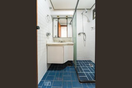 Banheiro de apartamento à venda com 1 quarto, 40m² em Santo Antonio, São Caetano do Sul