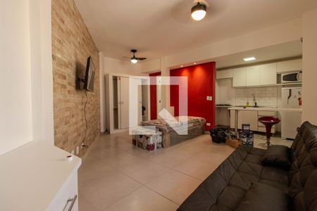 Quarto - Sala de apartamento à venda com 1 quarto, 29m² em Liberdade, São Paulo