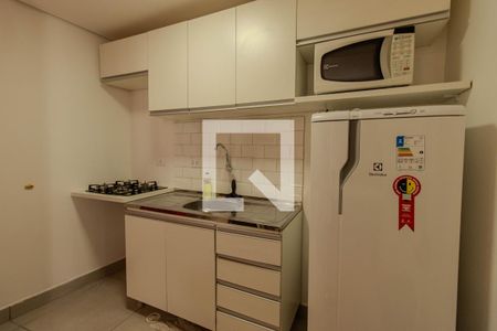 Cozinha de apartamento à venda com 1 quarto, 29m² em Liberdade, São Paulo