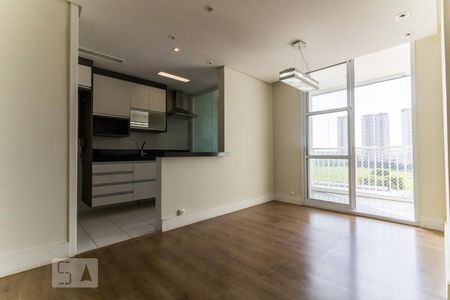 Sala de apartamento para alugar com 2 quartos, 66m² em Campestre, Santo André