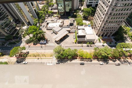 Sala Vista de apartamento à venda com 1 quarto, 90m² em Cidade Monções, São Paulo