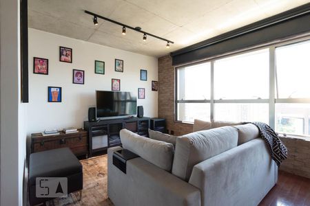 Sala de apartamento à venda com 1 quarto, 90m² em Cidade Monções, São Paulo
