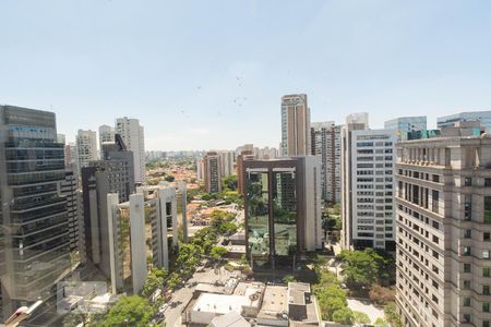 Sala Vista de apartamento à venda com 1 quarto, 90m² em Cidade Monções, São Paulo