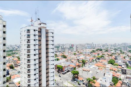 Vista da Varanda Gourmet de apartamento à venda com 2 quartos, 64m² em Vila Curuçá, Santo André