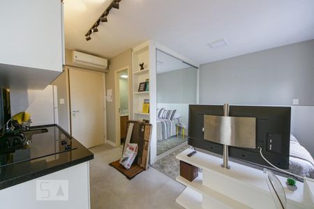 Studio para alugar com 35m², 1 quarto e 1 vagaCozinha e quarto