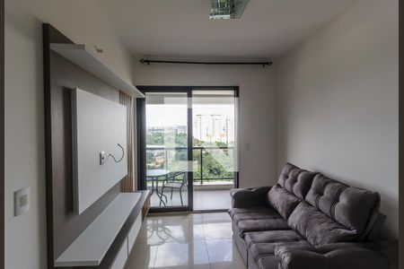 Sala de TV de apartamento para alugar com 1 quarto, 39m² em Bethaville I, Barueri