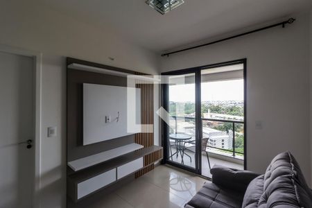 Sala de TV de apartamento para alugar com 1 quarto, 39m² em Bethaville I, Barueri