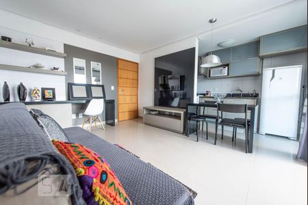 Sala de apartamento para alugar com 1 quarto, 54m² em Setor Marista, Goiânia