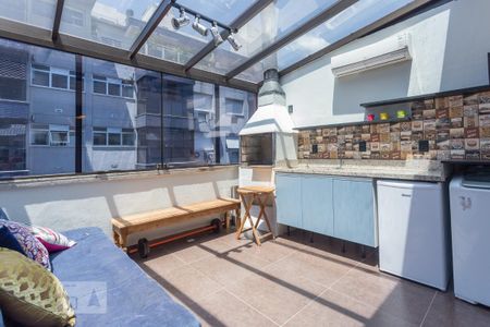 Apartamento para alugar com 100m², 1 quarto e 1 vagaChurrasqueira no terraço