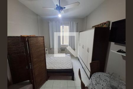 Sala/Quarto  de apartamento à venda com 1 quarto, 25m² em Botafogo, Rio de Janeiro