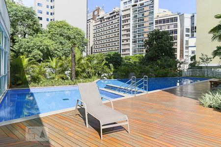 Piscina de kitnet/studio para alugar com 1 quarto, 49m² em Centro, São Paulo