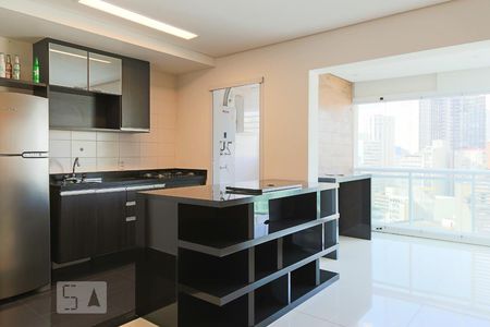 Cozinha de kitnet/studio para alugar com 1 quarto, 49m² em Centro, São Paulo