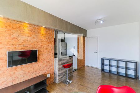 Sala de apartamento para alugar com 1 quarto, 46m² em Jardim Santo Amaro, São Paulo
