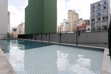 Studio para alugar com 35m², 1 quarto e 1 vagaPiscina