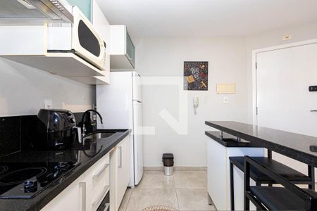Cozinha de kitnet/studio para alugar com 1 quarto, 30m² em Consolação, São Paulo
