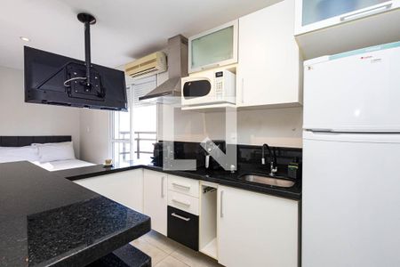 Studio para alugar com 30m², 1 quarto e 1 vaga Studio para alugar com 30m², 1 quarto e 1 vagaCozinha
