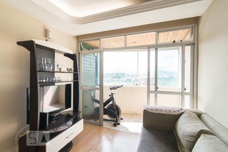 Sala de apartamento para alugar com 3 quartos, 90m² em Santa Rosa, Belo Horizonte
