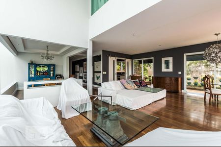 Sala de casa de condomínio para alugar com 3 quartos, 440m² em Alphaville, Barueri