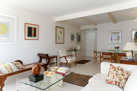 Sala de apartamento à venda com 3 quartos, 111m² em Leblon, Rio de Janeiro