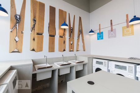 Apartamento à venda com 33m², 1 quarto e 1 vaga Apartamento à venda com 33m², 1 quarto e 1 vagaLavanderia