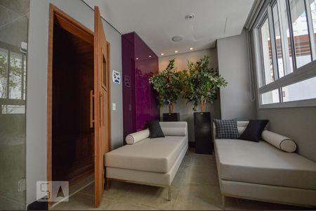 Studio para alugar com 34m², 1 quarto e 1 vagaSauna