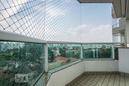 Varanda  de apartamento à venda com 3 quartos, 142m² em Vila Congonhas, São Paulo