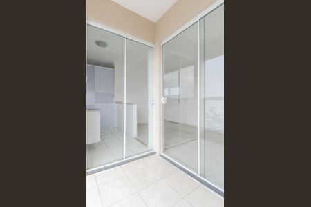 Varanda da Sala de apartamento à venda com 2 quartos, 51m² em Vila Eldízia, Santo André