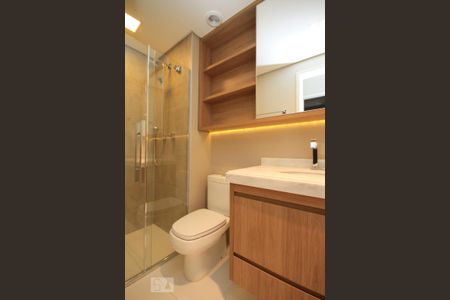 Banheiro de apartamento para alugar com 1 quarto, 41m² em Santa Efigênia, São Paulo
