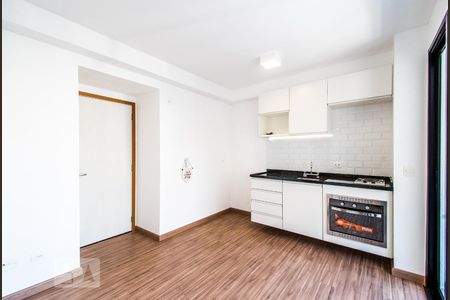Sala / Cozinha de apartamento para alugar com 1 quarto, 34m² em Consolação, São Paulo