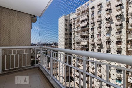 Varanda da sala de apartamento para alugar com 2 quartos, 70m² em Cachambi, Rio de Janeiro