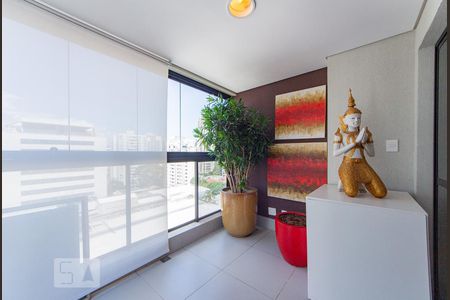 Varanda de kitnet/studio para alugar com 1 quarto, 27m² em Jardim Paulista, São Paulo