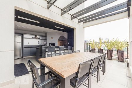 Studio para alugar com 27m², 1 quarto e 1 vagaÁrea Gourmet