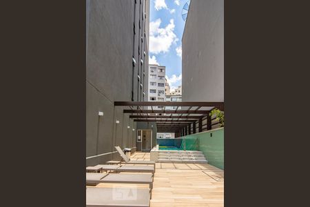 Studio à venda com 44m², 1 quarto e 1 vagaPiscina do Prédio 02