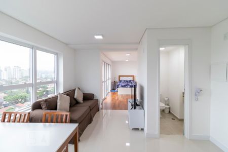 Sala de kitnet/studio para alugar com 1 quarto, 56m² em Brooklin Paulista, São Paulo
