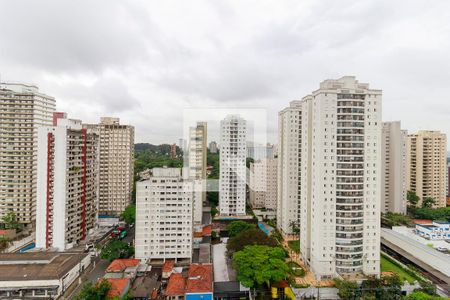 Vista da Varanda de apartamento à venda com 1 quarto, 45m² em Santo Amaro, São Paulo