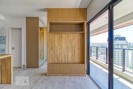 Sala de kitnet/studio para alugar com 1 quarto, 39m² em Vila Nova Conceição, São Paulo