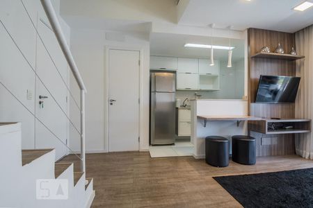 Apartamento à venda com 63m², 1 quarto e 2 vagasSala