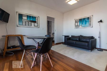 Sala de apartamento para alugar com 1 quarto, 44m² em Cidade Monções, São Paulo