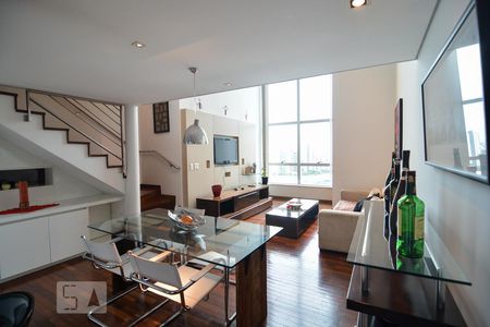 Sala de apartamento à venda com 1 quarto, 71m² em Belvedere, Belo Horizonte