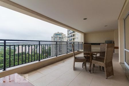 Varanda de apartamento para alugar com 4 quartos, 223m² em Jardim Marajoara, São Paulo