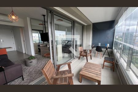 Studio para alugar com 42m², 1 quarto e 1 vaga Studio para alugar com 42m², 1 quarto e 1 vagaVaranda
