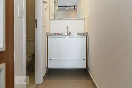 Banheiro de kitnet/studio à venda com 1 quarto, 35m² em Consolação, São Paulo