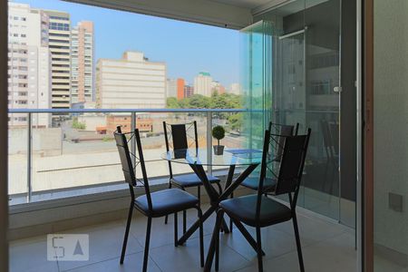Varanda de kitnet/studio à venda com 1 quarto, 35m² em Consolação, São Paulo